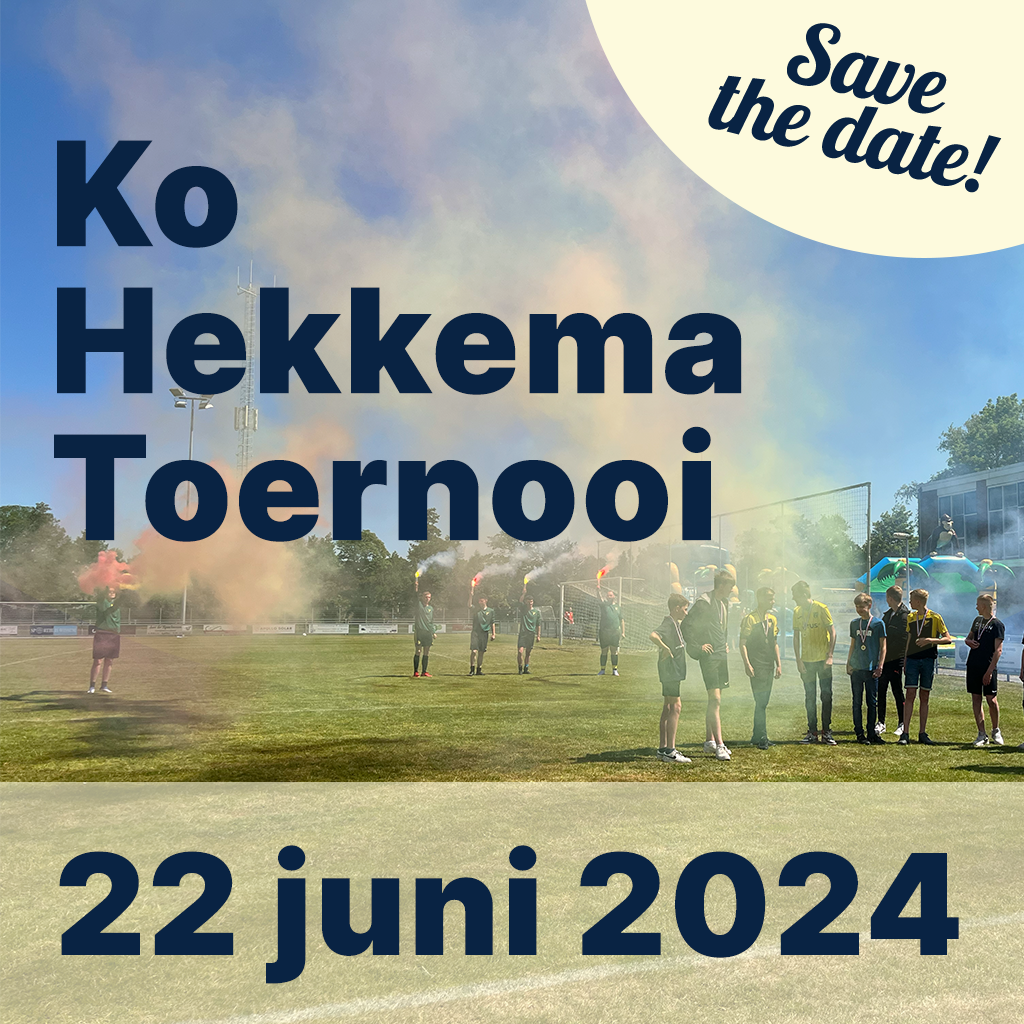 Ko Hekkema Toernooi 22 juni 2024 - save the date!
